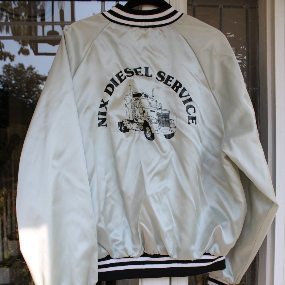 1980s Satin Trucker Jacket